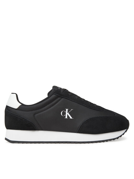 Sneakers Calvin Klein Jeans Retro Runner Lace Up Ny-Su YM0YM01325 Negru