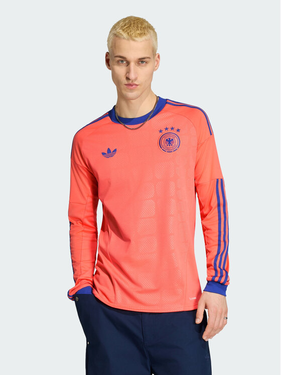 adidas adidas Koszulka techniczna 161528 Pomarańczowy Slim Fit