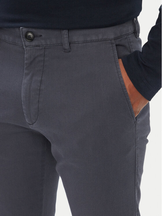 BOSS BOSS Chinos kelnes 50566715 Tamsiai mėlyna Slim Fit
