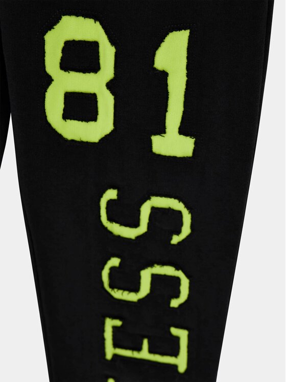 Guess Kids Guess Kids Spodnie materiałowe 176561 Czarny Regular Fit