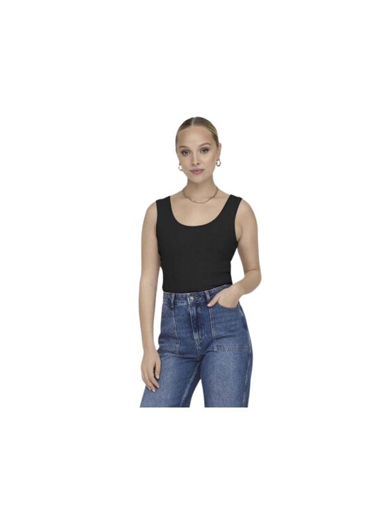ONLY ONLY Top Canotta onleasy sl tank top Nero Extra Slim Fit