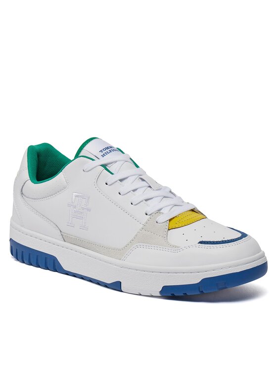 Tommy Hilfiger Tommy Hilfiger Сникърси Th Basket Street Pop FM0FM04968 Бял
