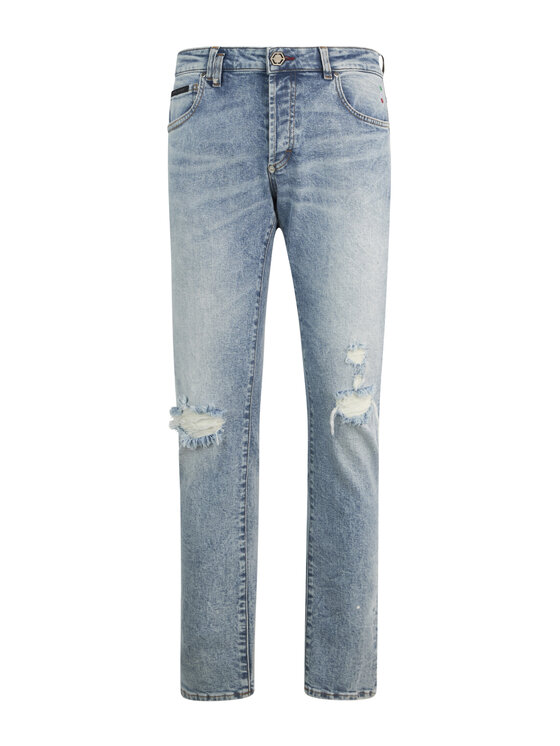 PHILIPP PLEIN PHILIPP PLEIN Jeansy 30579 Niebieski Straight Leg