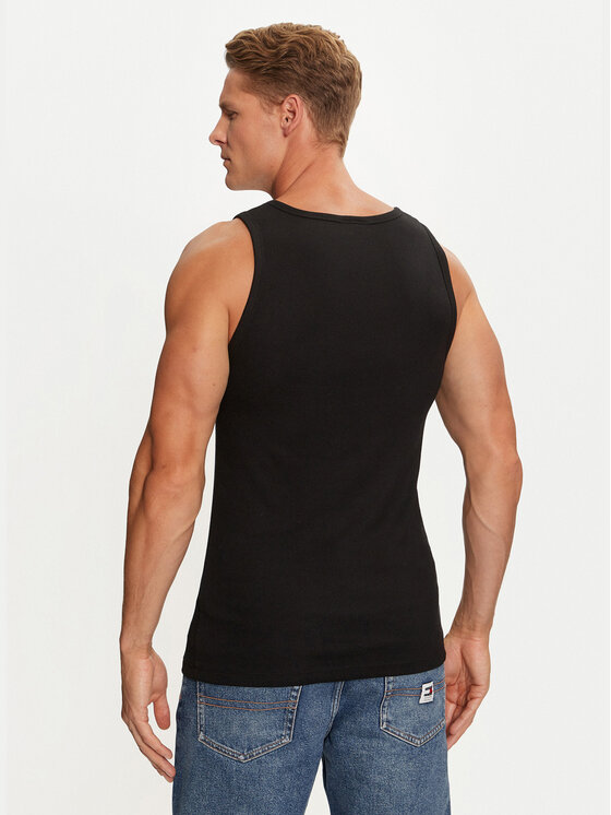 HUGO Hugo Майка Edge 50515657 Чорний Regular Fit