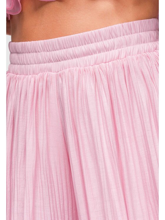Ombre Ombre Szorty materiałowe OW-ST-E0021 Różowy Relaxed Fit