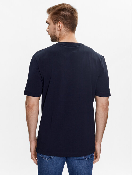 BOSS Boss Majica 50473278 Mornarsko modra Relaxed Fit