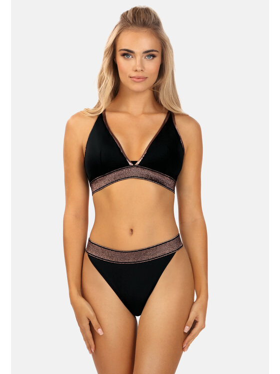 Miss Lou Miss Lou Bikini ML017 Czarny