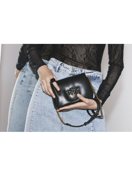 PINKO Pinko Handtasche Love Click Baby Puff AI 23-24 PLTT 101584 A10F Schwarz