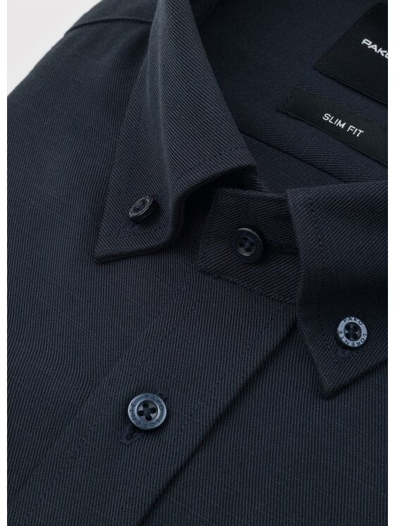 Pako Lorente Pako Lorente Koszula P26WF-1X-026 Granatowy Slim Fit
