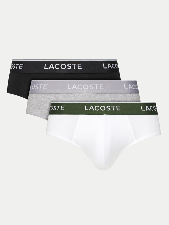 Komplet 3 par slipów Lacoste