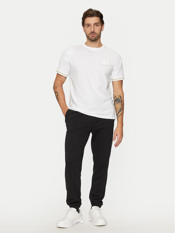 KARL LAGERFELD KARL LAGERFELD T-särk 755463 551235 Valge Regular Fit