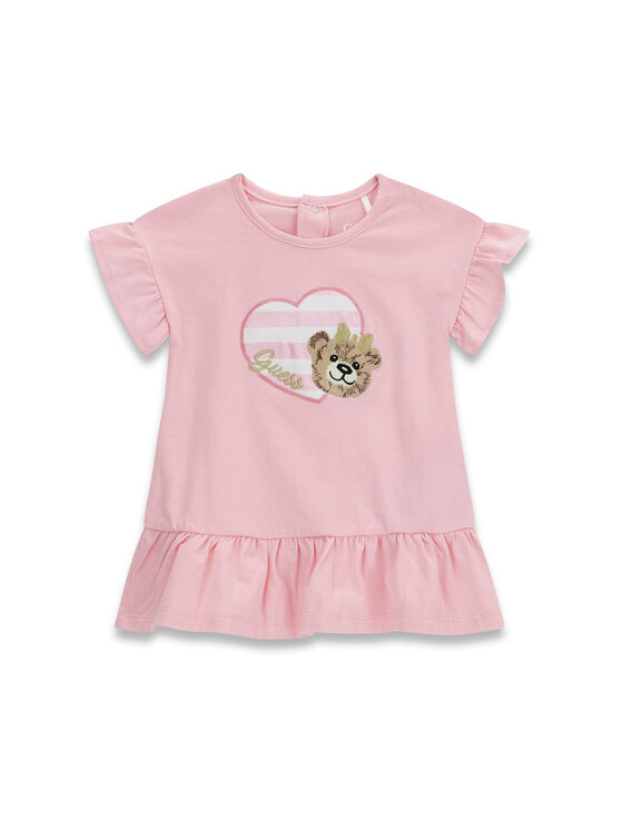 Guess Guess Haljina za svaki dan A6GK01 K6YW4 Ružičasta Regular Fit