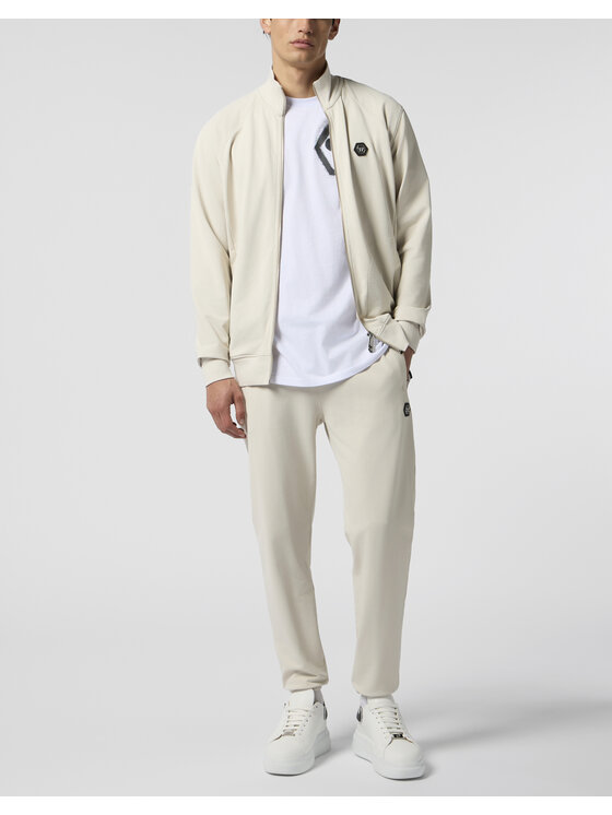 PHILIPP PLEIN PHILIPP PLEIN Giacca da corsa 24545 Beige Jegging Fit