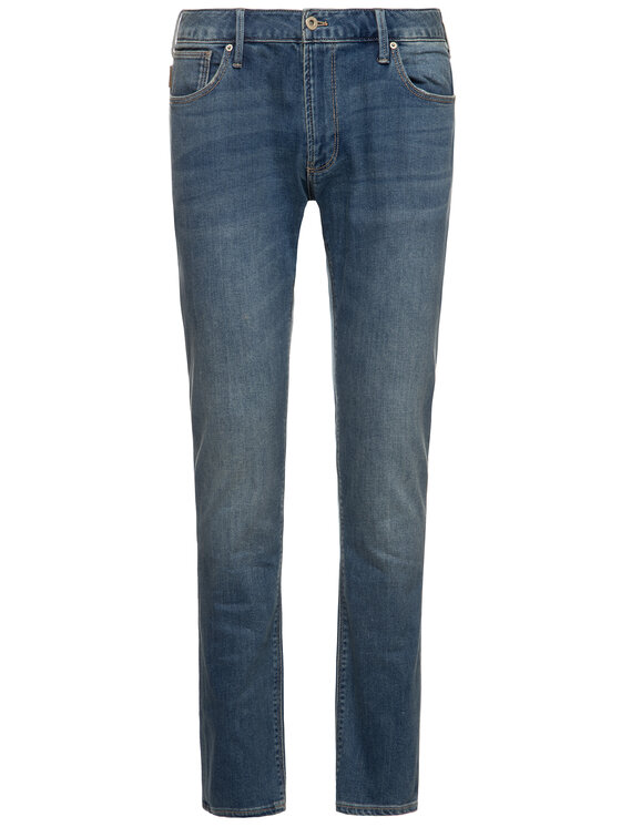 Emporio Armani Emporio Armani Дънки 3H1J06 1DLRZ 0942 Тъмносин Slim Fit