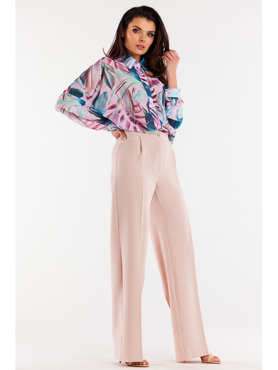 Awama Awama Koszula A513 Kolorowy Basic Fit
