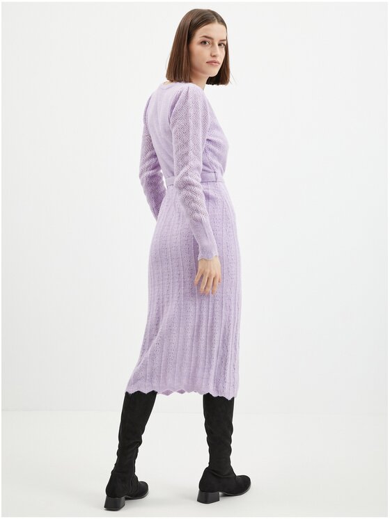 Orsay Orsay Sukienka 530387-447000__XL Fioletowy Regular Fit