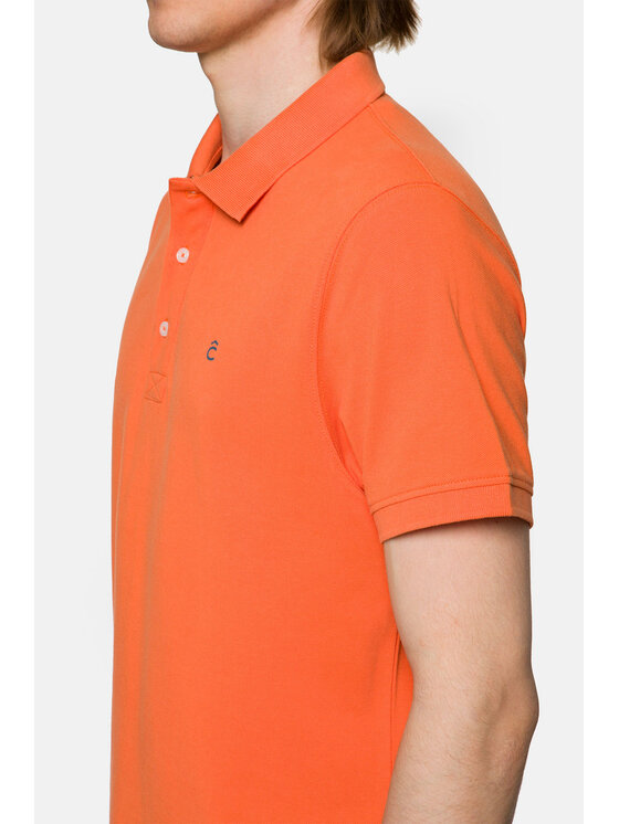 Lancerto Lancerto Polo Patrick Pomarańczowy Regular Fit