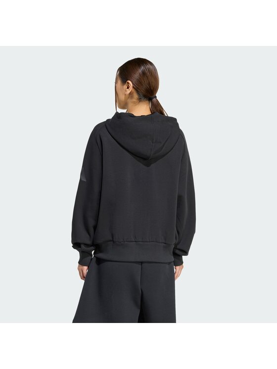 adidas adidas Bluza 163240 Czarny Loose Fit