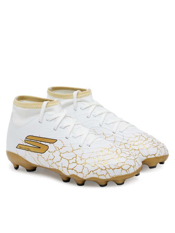 Skechers Skechers Scarpe da calcio Skx_1.5 High Jr Youth Fg 252065L/WBGD Bianco
