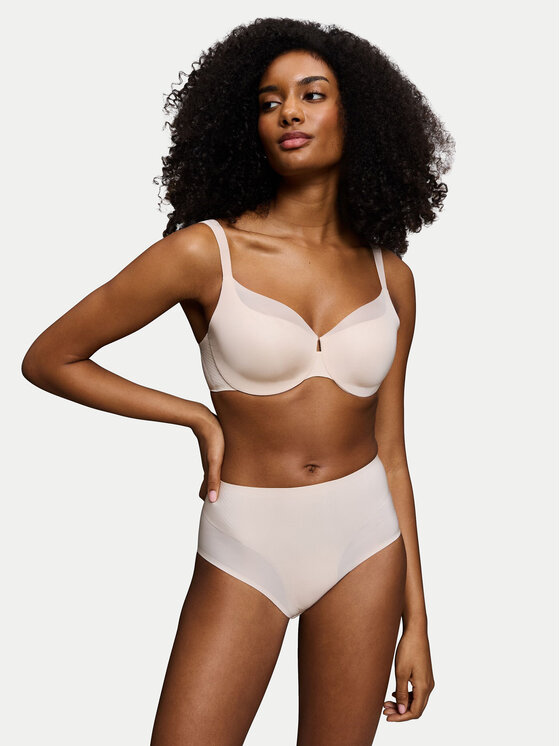 Triumph Triumph Klassischer Damenslip mit hoher Taille Make Up Illusion 10224802 Beige
