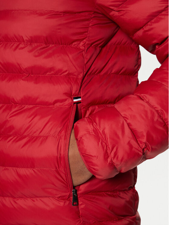 Tommy Hilfiger Tommy Hilfiger Kurtka przejściowa MW0MW37634 Czerwony Regular Fit
