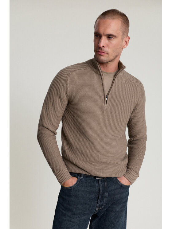 Próchnik Próchnik Sweter PM20 SW073226000069 Beżowy Regular Fit