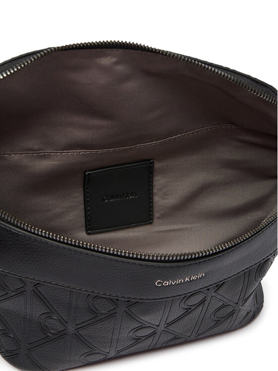 Calvin Klein Calvin Klein Gürteltasche﻿ Emblem Aop Deboss Waistbag LV04D3564G Schwarz