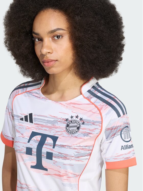 adidas adidas Koszulka techniczna FC Bayern 25/26 Away Jersey Biały Regular Fit