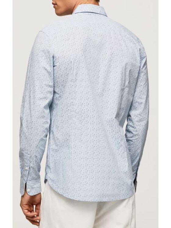 Pepe Jeans Pepe Jeans Košile PM307806 504 Bílá Slim Fit