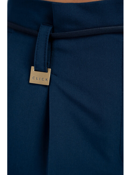 CLICK CLICK Kalhoty z materiálu 30-328 Modrá Anatomic Fit