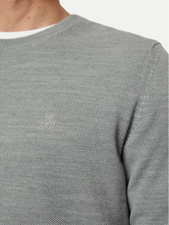 Marc O'Polo Marc O'Polo Sweter M26 5023 60074 Szary Regular Fit