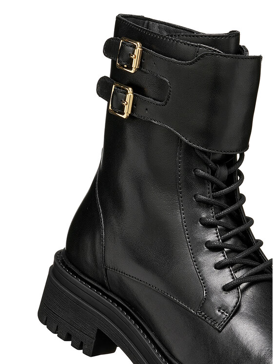 Geox Geox Šnurovacia obuv D Iridea D66HRE 00043 C9999 Čierna