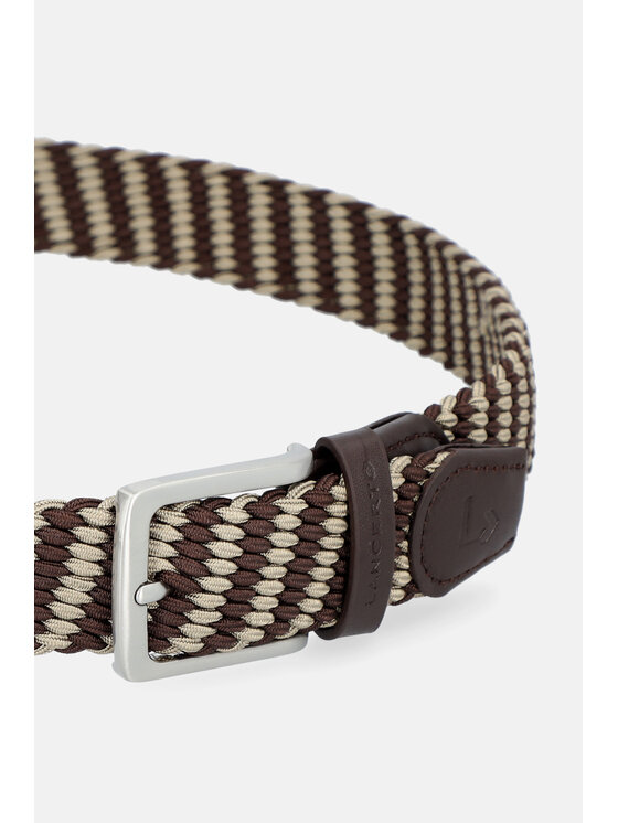 Lancerto Lancerto Pasek Męski Pleat PS090124000025 Brązowy