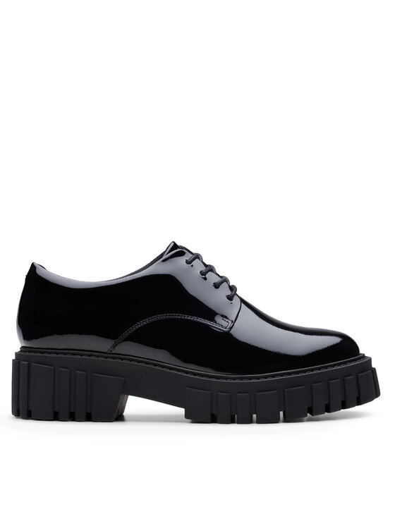 Clarks Clarks Oxford čevlji Page Walk 26178685 Črna