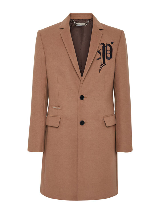 PHILIPP PLEIN PHILIPP PLEIN Kabát 481 Béžová Regular Fit
