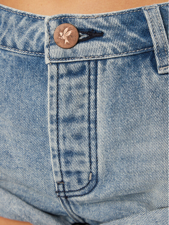 One Teaspoon One Teaspoon Pantaloni scurți de blugi Bandits 26747 Albastru Regular Fit