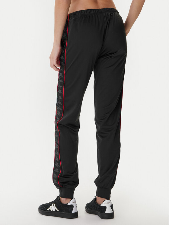 Kappa Kappa Teplákové nohavice 303R5K0 Čierna Slim Fit