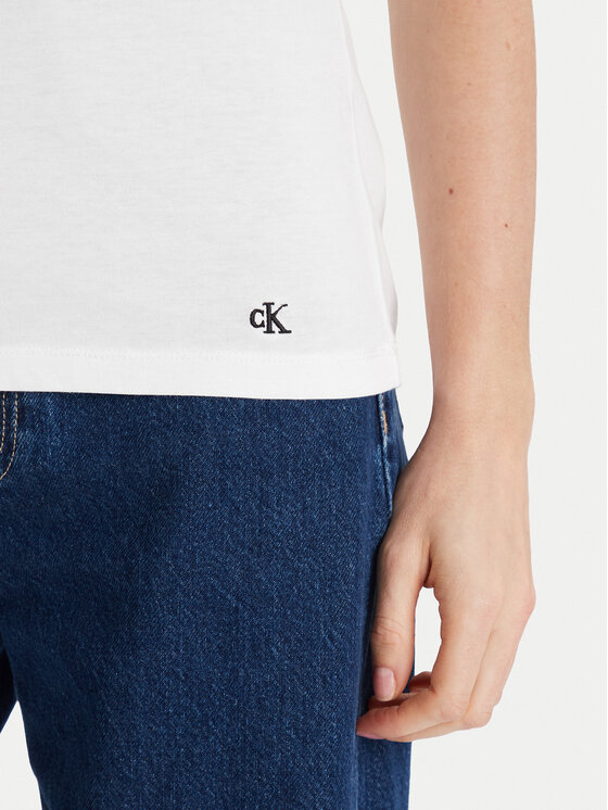 Calvin Klein Underwear Calvin Klein Underwear Set di 3 T-shirt LV00QS7485 Bianco Regular Fit
