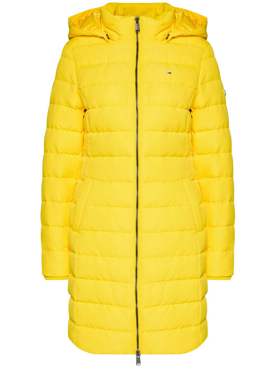 Parka Tommy Hilfiger Jacke Damen Winter Gelb Modivo Winterjacke
