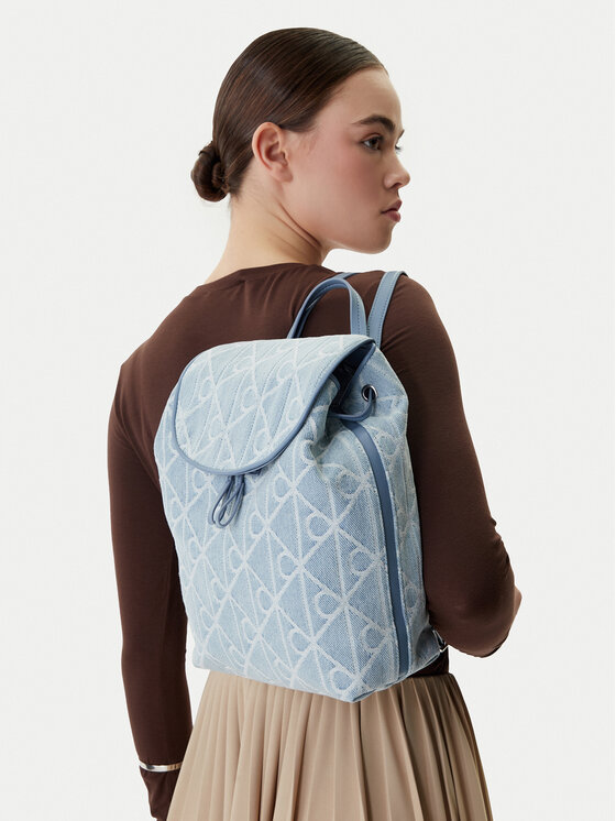 Calvin Klein Calvin Klein Раница Emblem Aop Denim Backpack LV04F3508G Син
