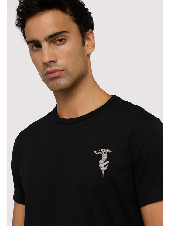 Trussardi Trussardi T-shirt G0278200050N033 Nero Regular Fit
