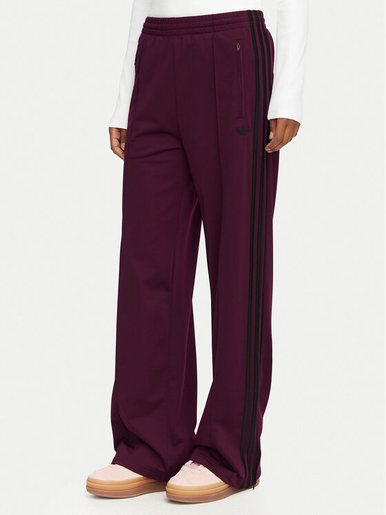 adidas adidas Dressipüksid Firebird Loose Tracksuit KS4669 Bordoopunane Loose Fit