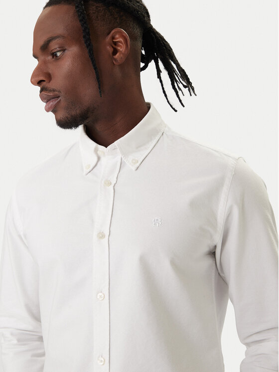 BOSS BOSS Košile H-Roan 50555920 Bílá Slim Fit