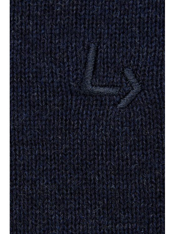 Lancerto Lancerto Sweter Anthony SW073223000048 Granatowy Regular Fit
