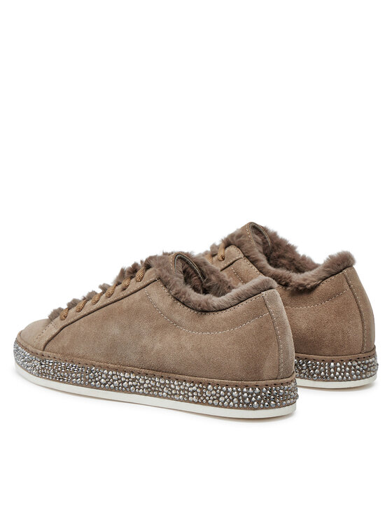 Le Silla Le Silla Sneakersy Andrea Fod 1633T020M1LLBAK085 Beżowy