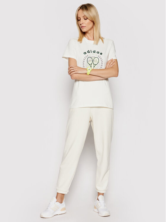 T-shirt Tennis Luxe Graphic Tee H56455 Bianco