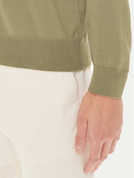 BOSS BOSS Pulover Botto-L 50476364 Zelena Regular Fit
