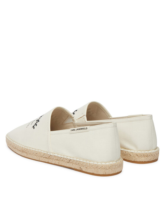 KARL LAGERFELD KARL LAGERFELD Espadrilles Kamino KL70126 Krēmkrāsas