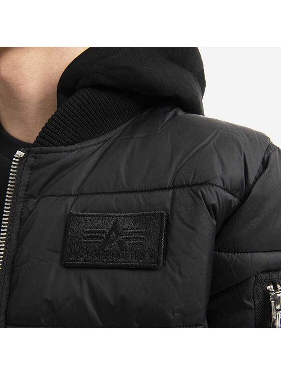 Alpha Industries Alpha Industries Kurtka zimowa AI.118107-285-M Czarny Regular Fit