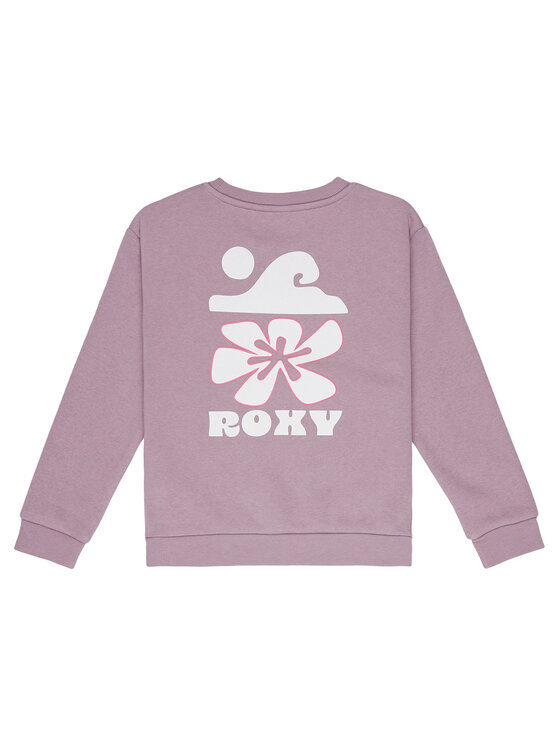 Roxy Roxy Μπλούζα Surf Feeling Brushed ERGFT04026 Μωβ Relaxed Fit